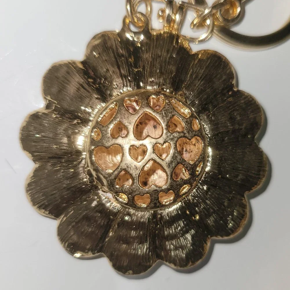 Takashi Murakami Style Rhinestone Flower Keychain/Bag Charm NWT BUNDLE OF 3